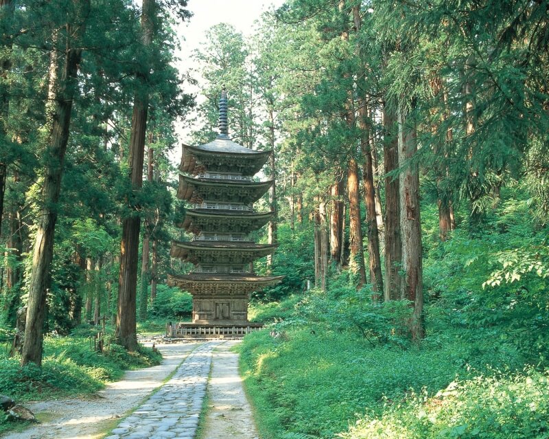 [Yamagata Prefecture] Five-Storied Pagoda of Mt. Haguro