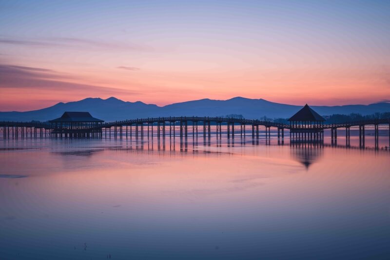 [Aomori Prefecture] Tsuru no Mai Bridge